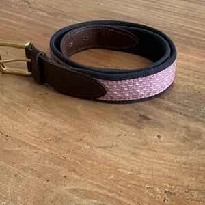 Vineyard Vines Brown and‎ Pink Belt